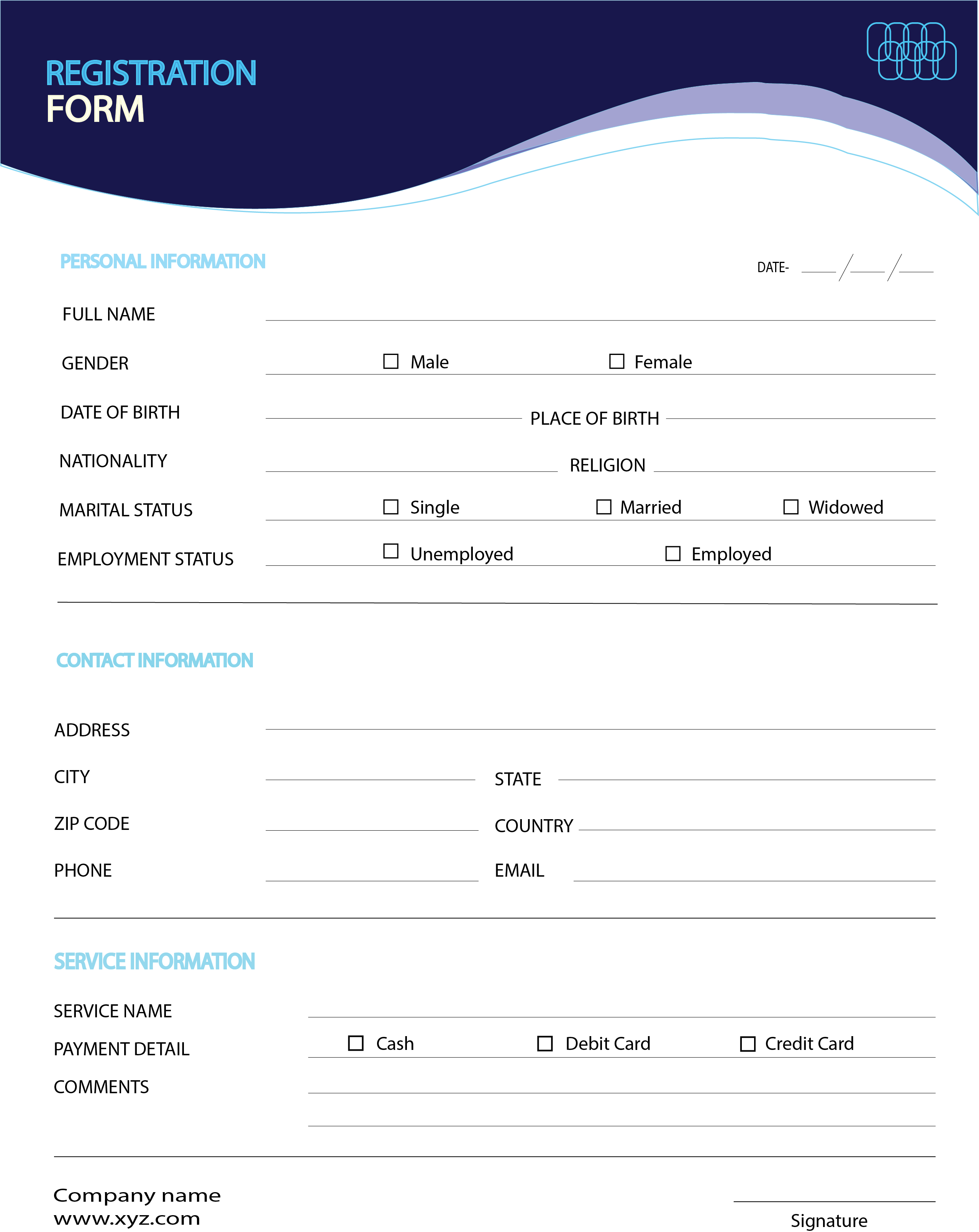 Corporate Registration Form UI
